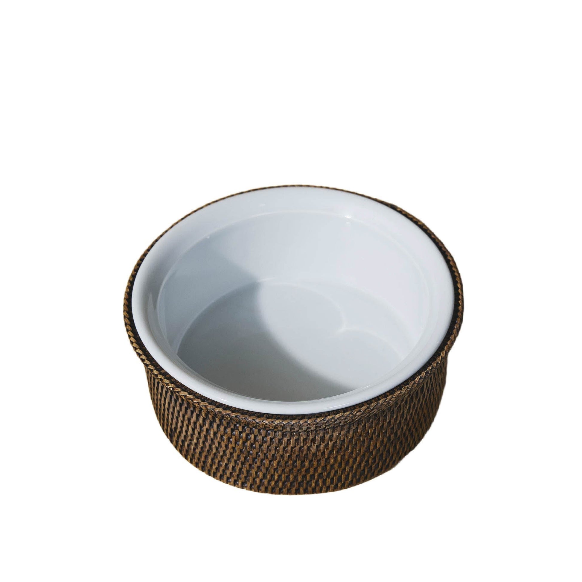 Kapaklı Yuvarlak Rattan Fırın Kabı