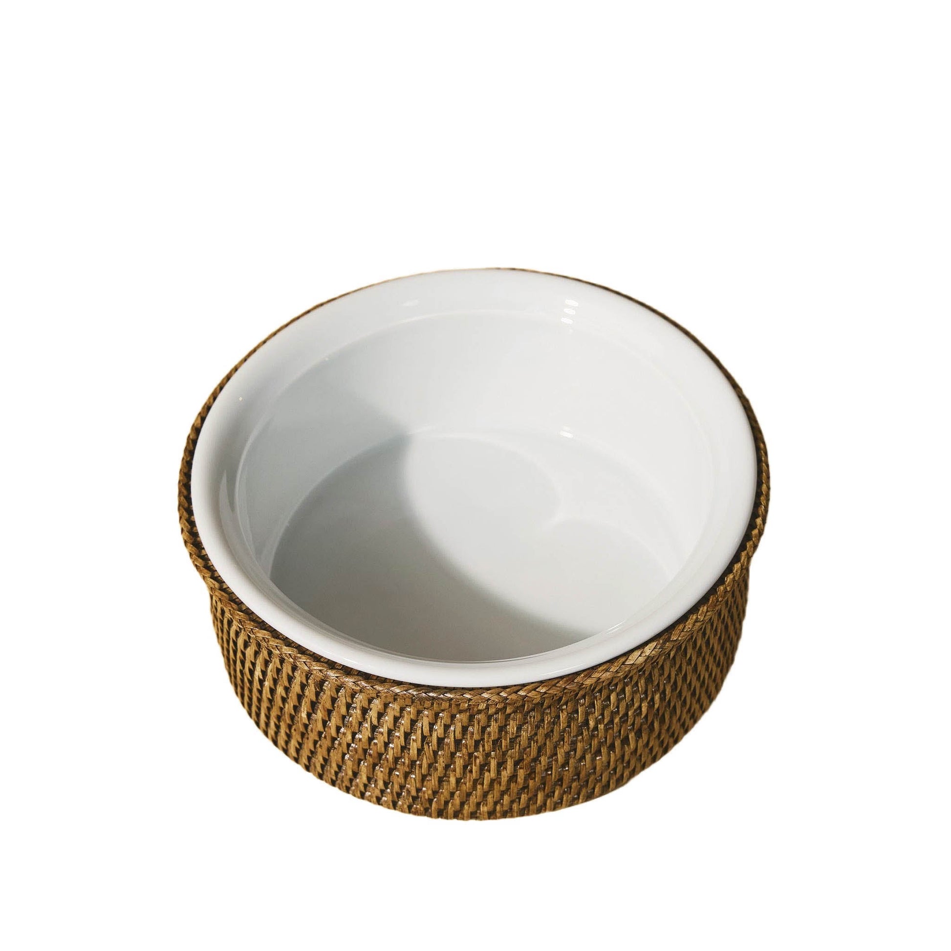 Kapaklı Yuvarlak Rattan Fırın Kabı