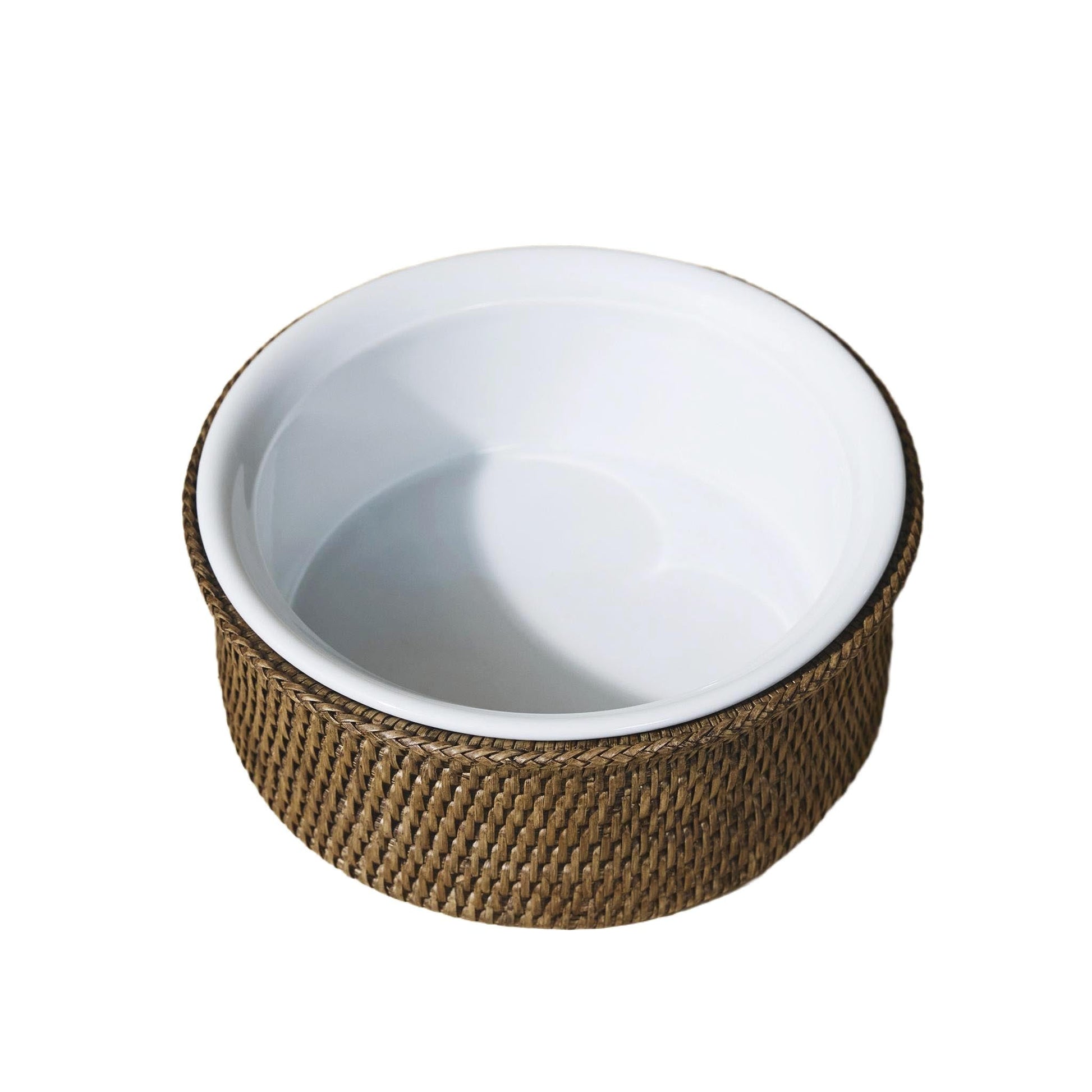 Kapaklı Yuvarlak Rattan Fırın Kabı