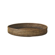 Yuvarlak Rattan Servis Tepsisi