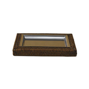 Rattan Dikdörtgen Anahtarlık Tabağı