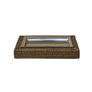 Rattan Dikdörtgen Anahtarlık Tabağı