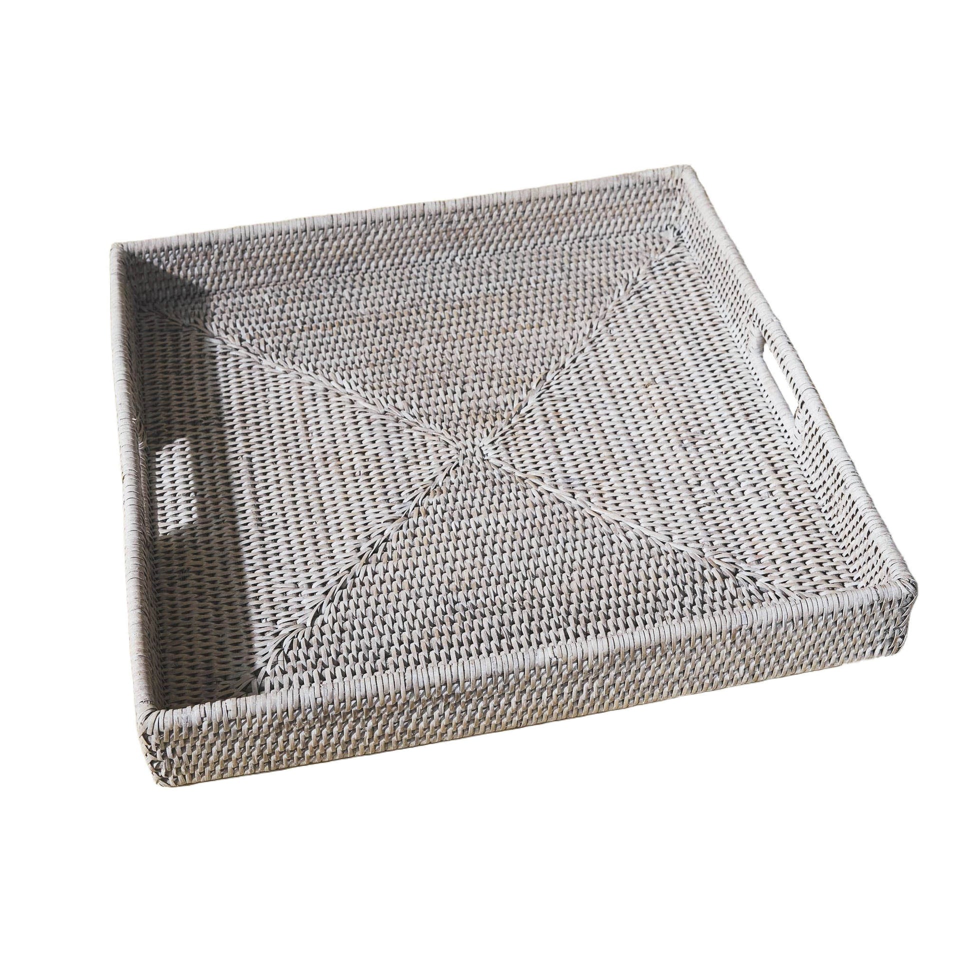 Kare Rattan Servis Tepsisi