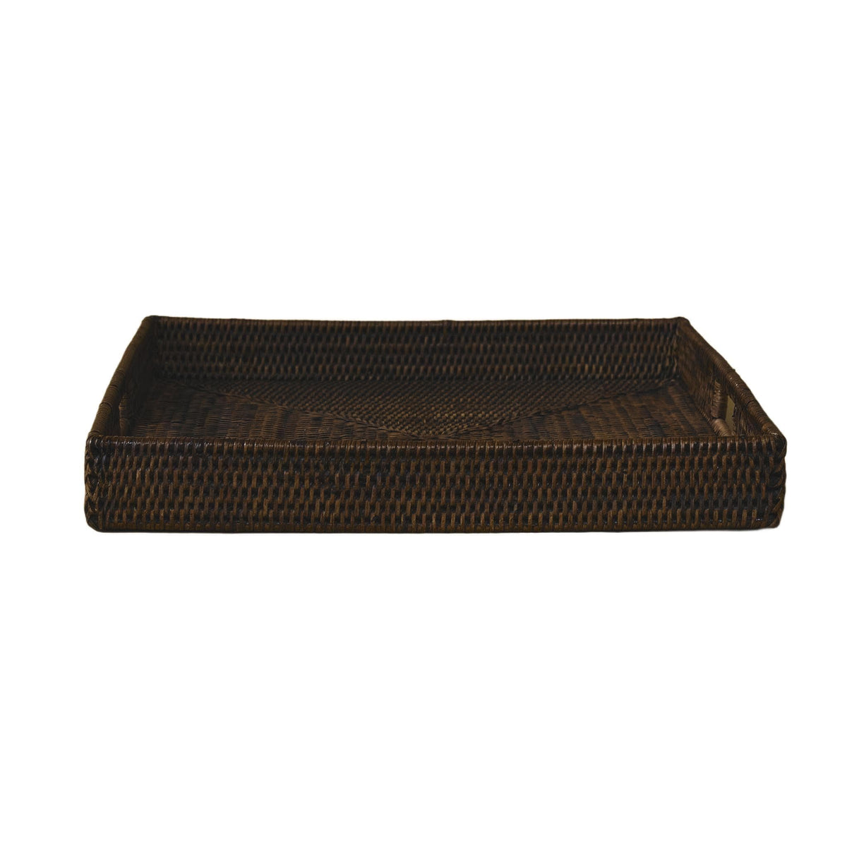 Square Rattan Serving Tray