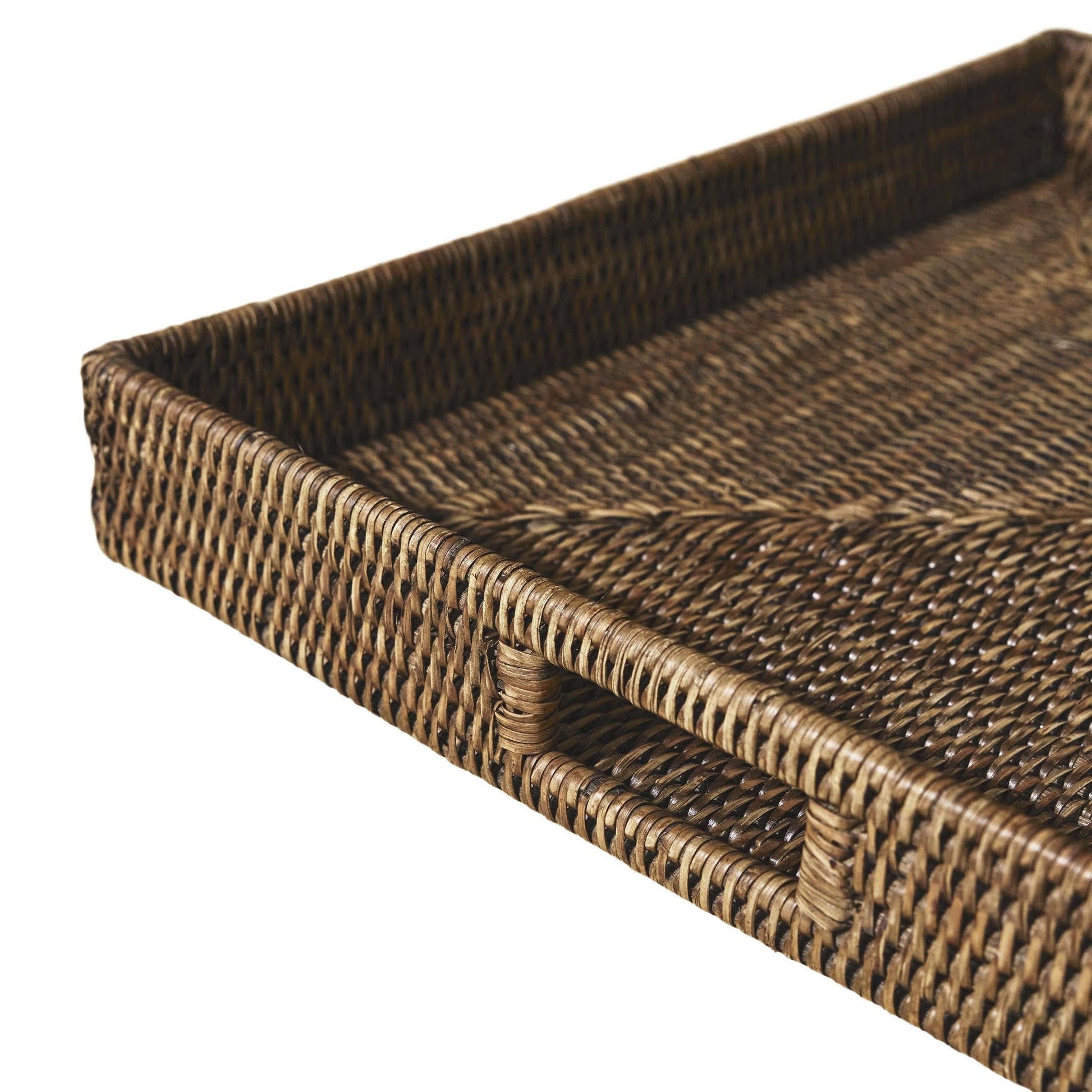 Kare Rattan Servis Tepsisi