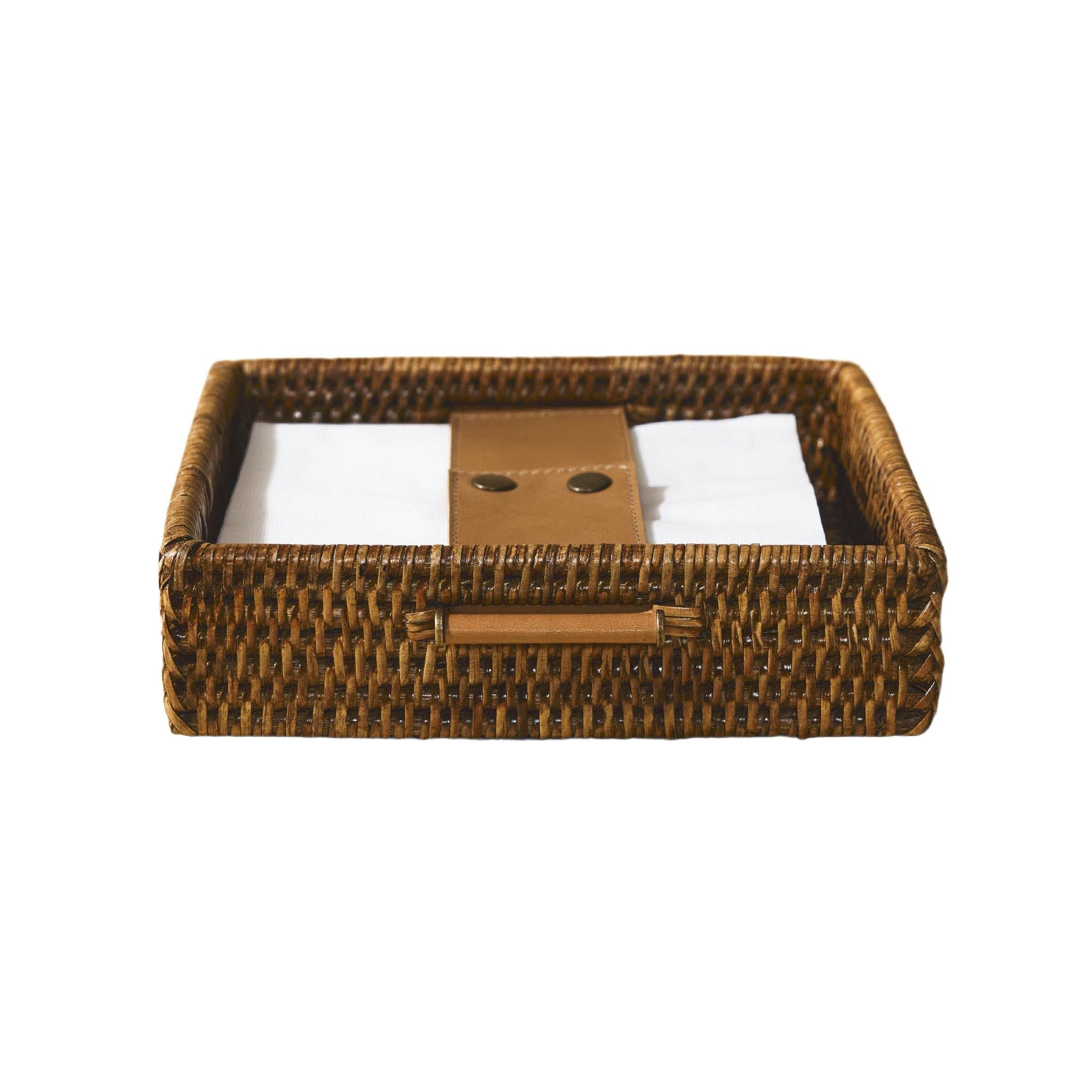 Rattan Kare Peçetelik
