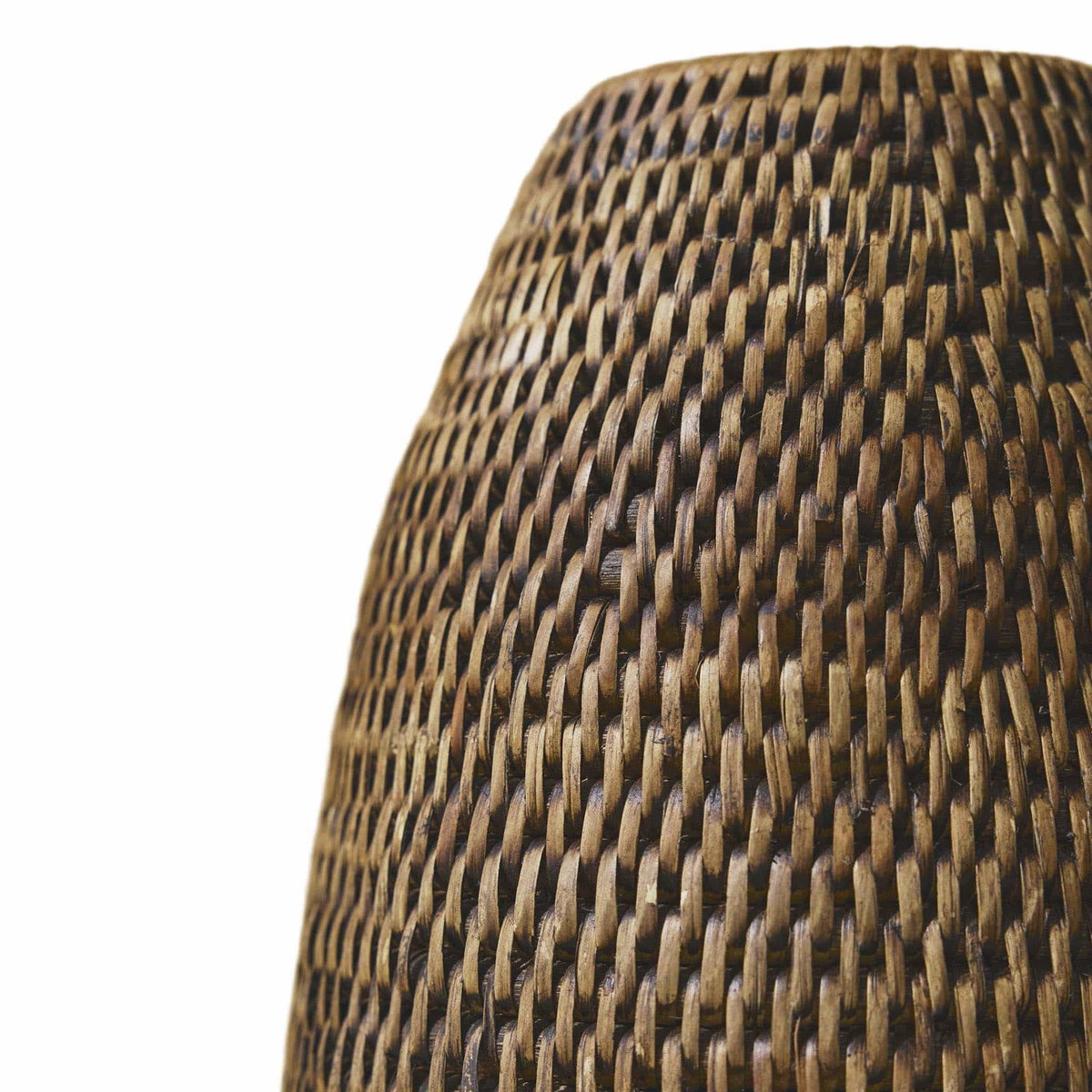 Rattan Termos Mat Orta Kahve – el örgüsü hasır rattan, görsel 2