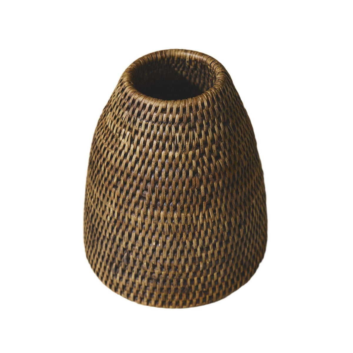 Rattan Termos Mat Orta Kahve – el örgüsü hasır rattan, görsel 3
