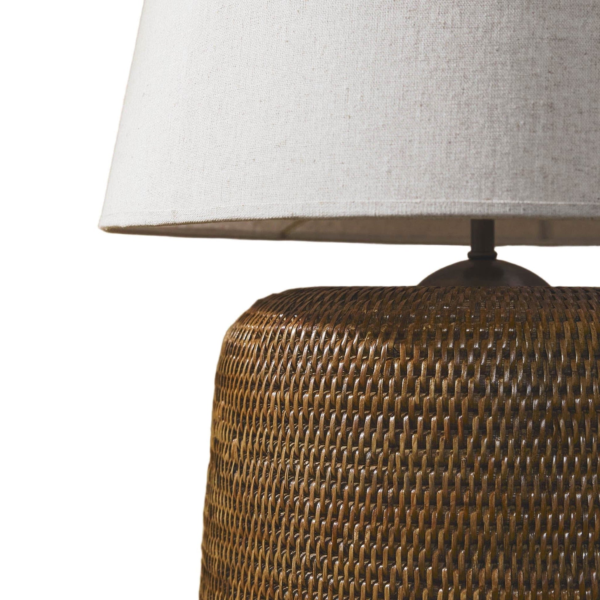 Rattan Masa Lambası
