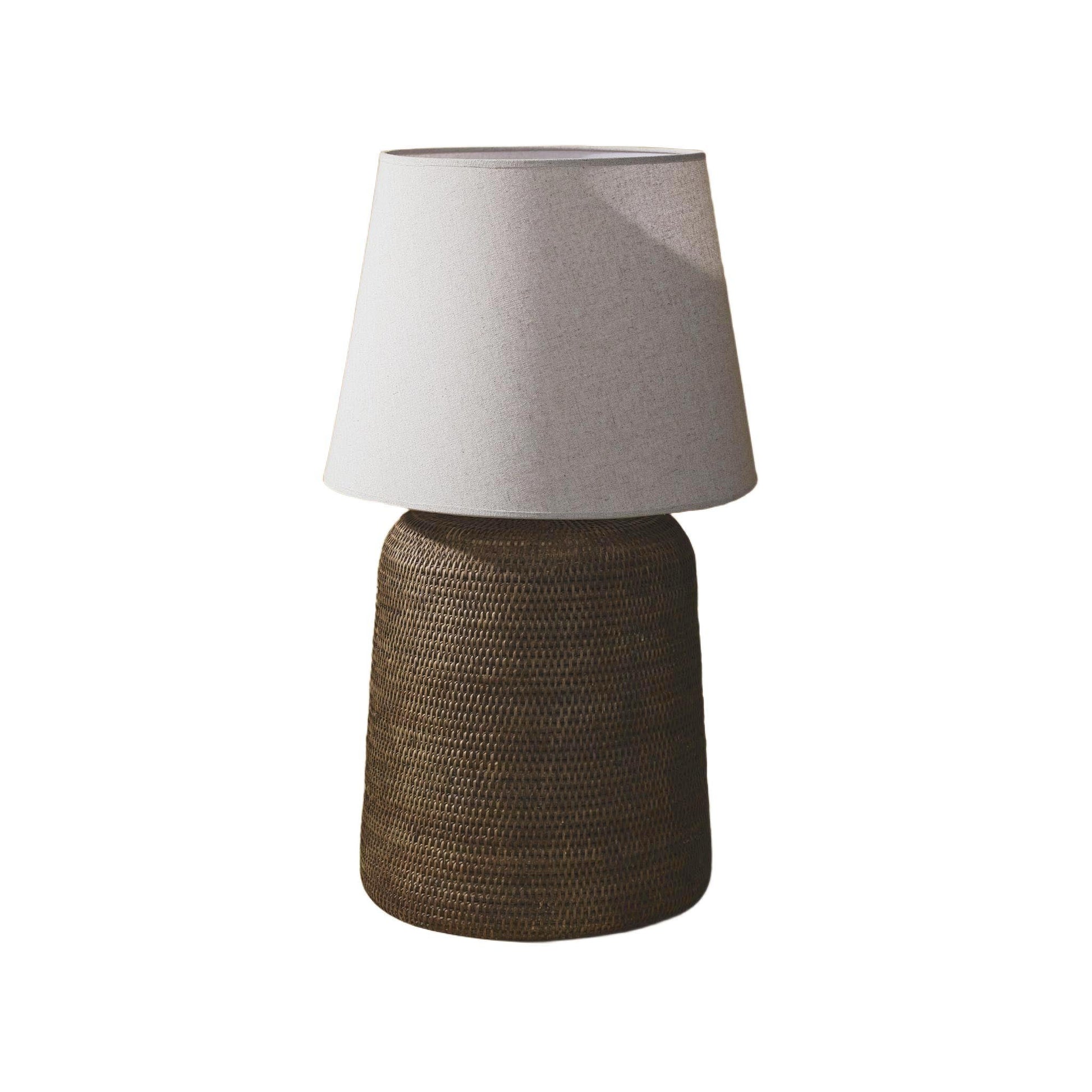 Rattan Masa Lambası